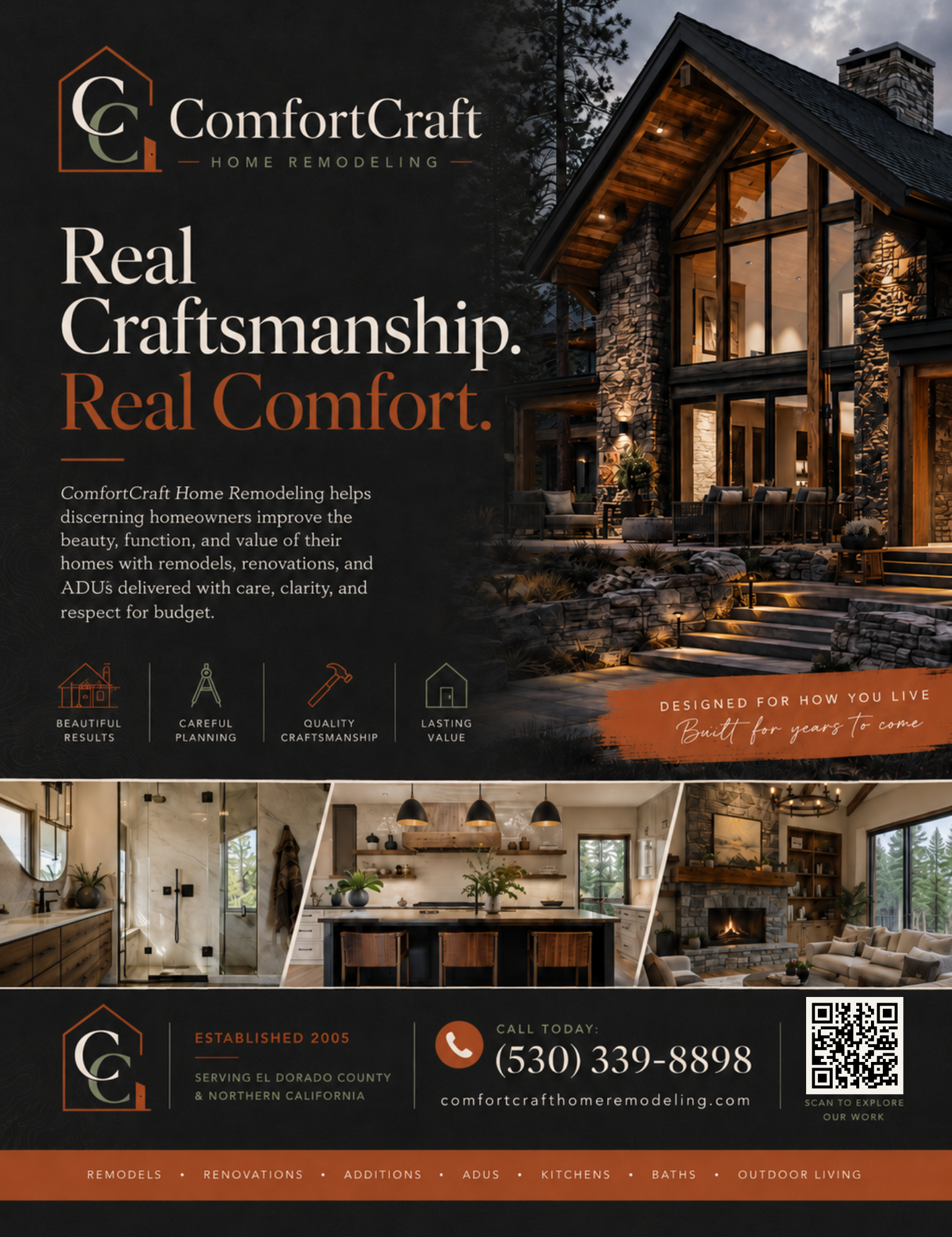 ComfortCraft Home Remodeling print ad