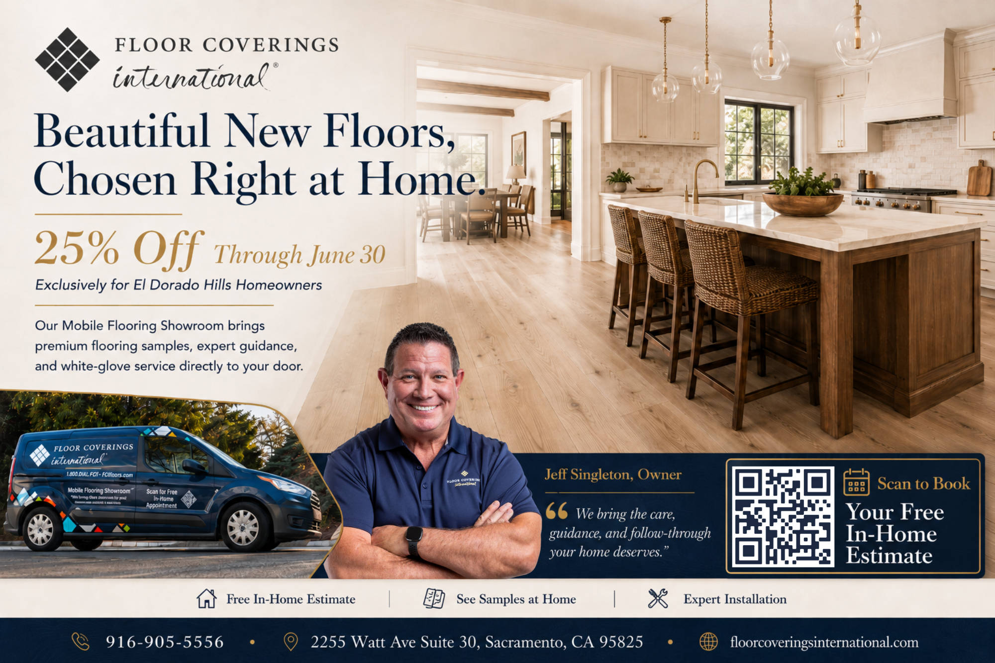 Floor Coverings International print ad