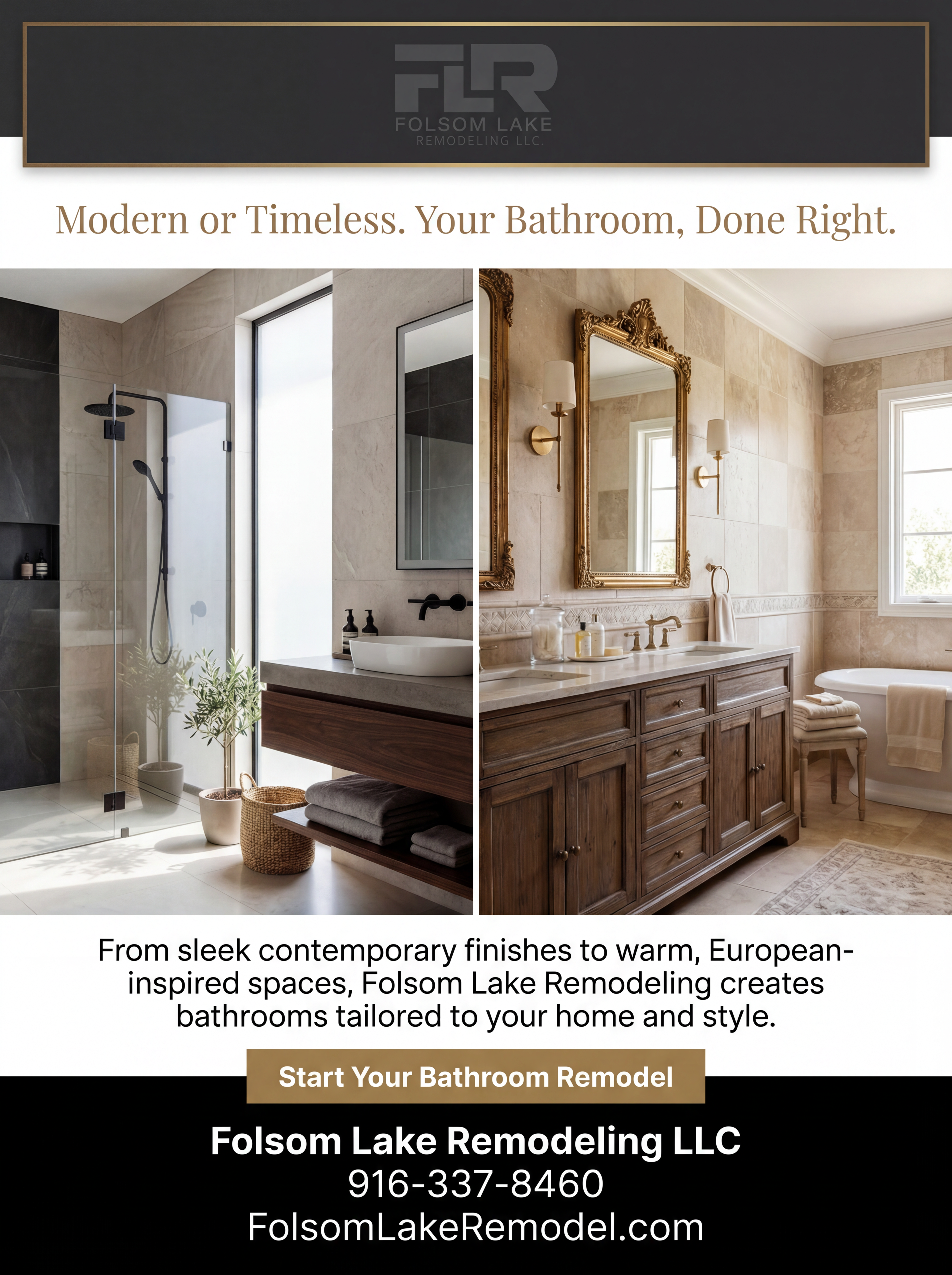 Folsom Lake Remodeling print ad