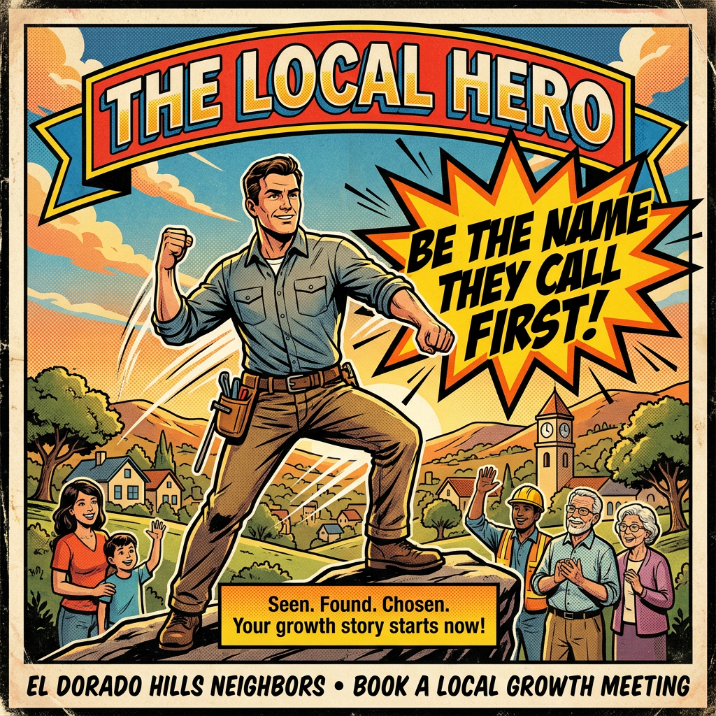 Comic-style contractor social post series