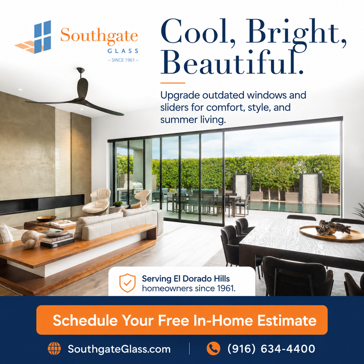 Southgate Glass Meta ad